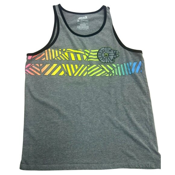 Star Wars Millennium Falcon Mens Tank Top Medium - Picture 1 of 3